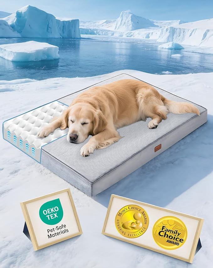 OhGeni Orthopedic Cooling Dog Bed by OhGeni