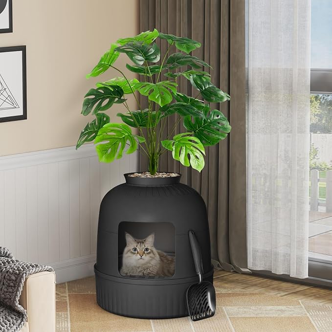Lifewit Cat Litter Box, Hidden Enclosure Litter Tray - Image 9