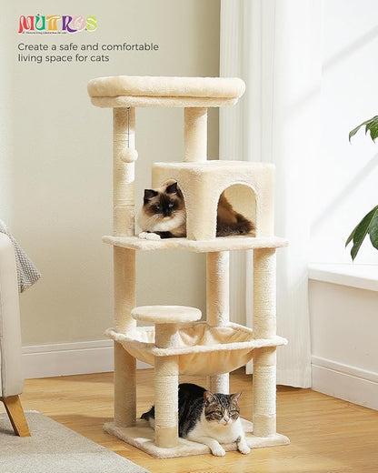 MUTTROS Cat Tree for Indoor Cats, 45.7" Multi-Level Cat Tower - Image 8