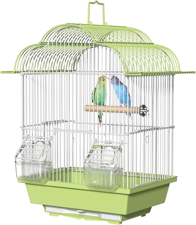 16-inch Small Bird Cage for Home or Travel by BAGHPBM