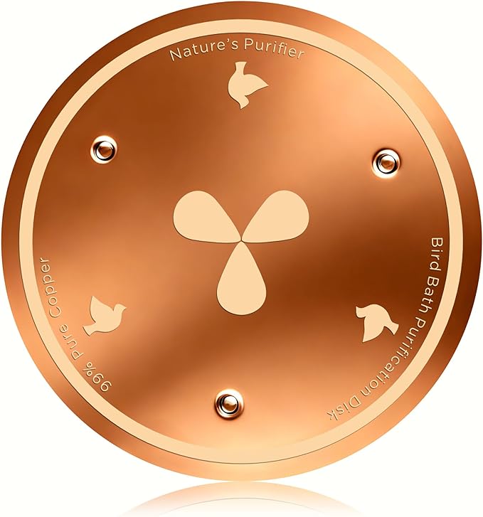 Joyfulmap Copper Bird Bath Purification Disk, 99.99% Pure Copper Cleaning by Unknown