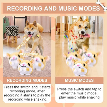 BABORUI Interactive Dog Toys Hamster, Jumping Squeaky Dog Toys - Image 3