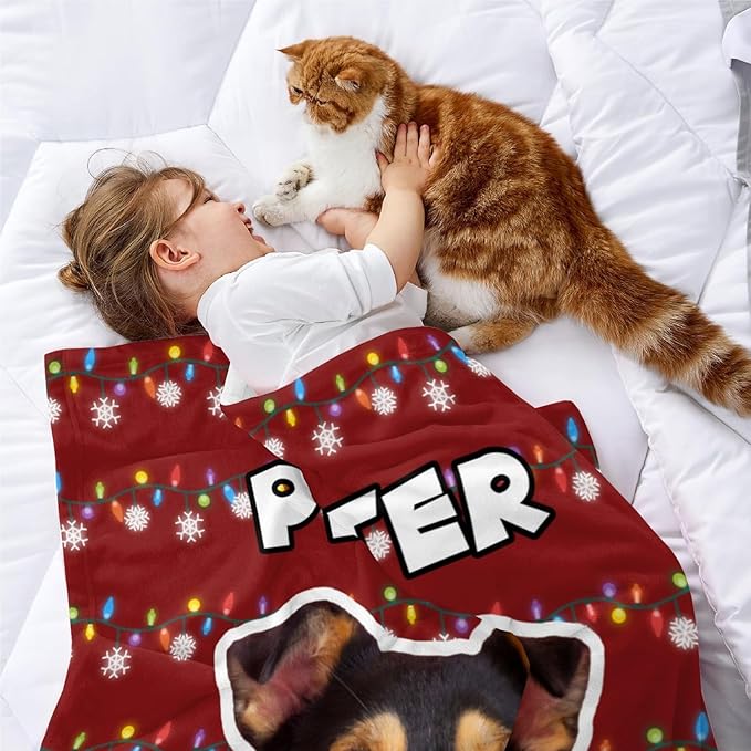 Personalized Christmas Blanket - Image 4