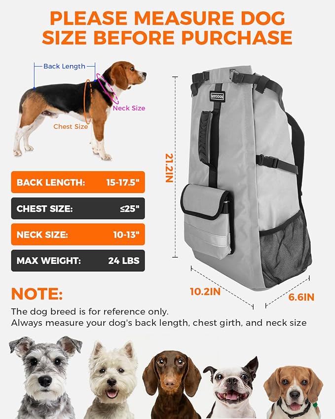 Dog Backpack Carrier for Small Dogs - Image 2