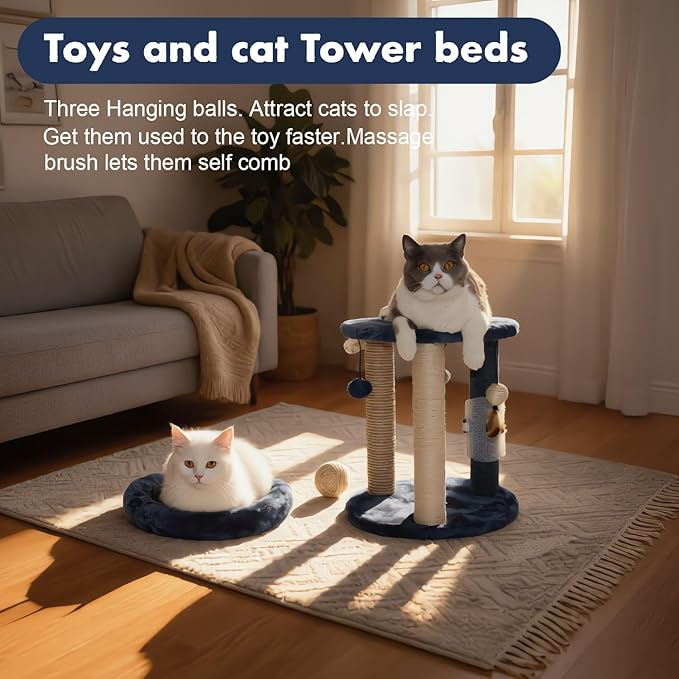 MECOOL Cat Scratching Post Tree - Image 6