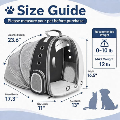Expandable Cat Carrier Backpack - Image 2