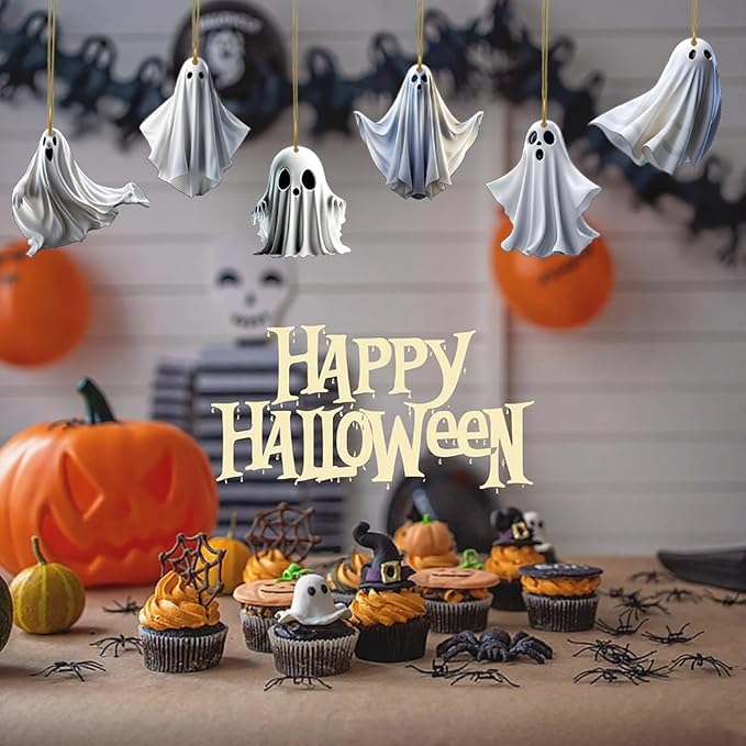 6 Pcs Halloween Hanging Ornaments - Image 2