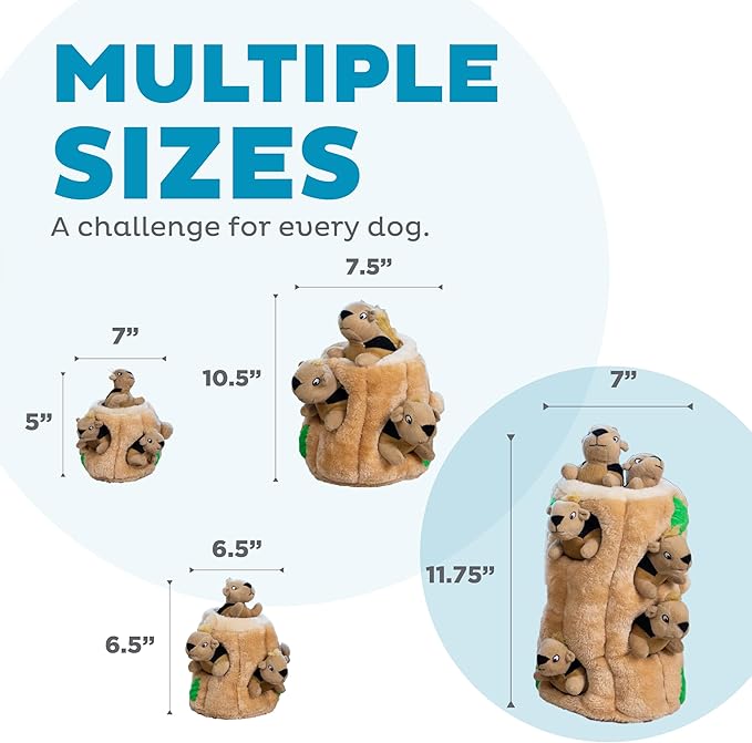 Outward Hound Hide-A-Squirrel Dog Toy – Interactive 2‑in‑1 Plush Puzzle - Image 5