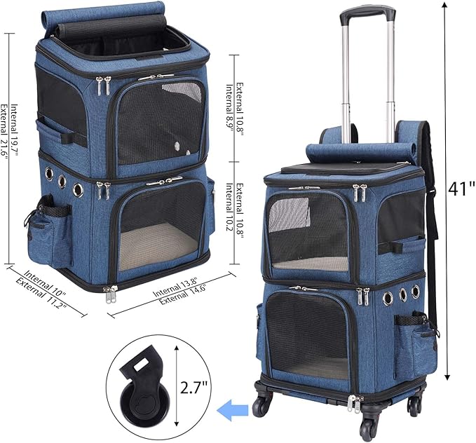 HOVONO Double-Compartment Pet Carrier Backpack - Image 6