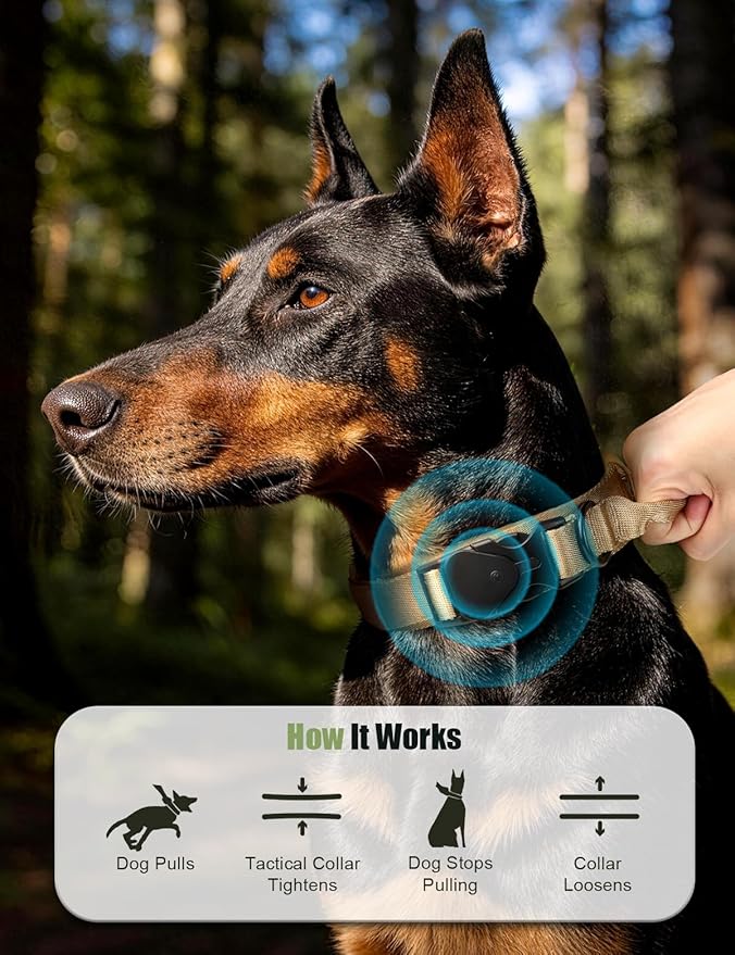 Tactical GPS Dog Collar, Mini Bluetooth GPS Dog Tracker, GPS Tracker - Image 5