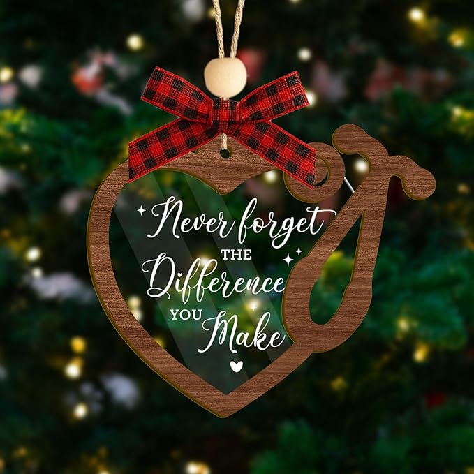 Nurse Appreciation Christmas Ornament, Meaningful Christmas Ornaments - Image 3