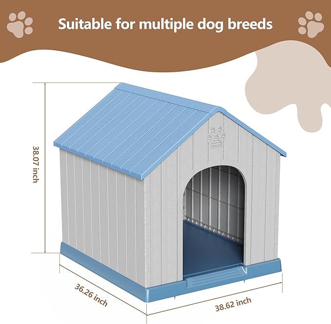 DRATO Large Dog House Indoor Outdoor Waterproof, Puppy Shelter - Image 6