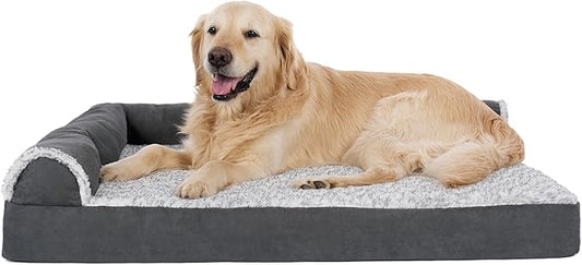 Furhaven Orthopedic Dog Bed for Large Dogs w/ Removable Bolsters & Washable by FurHaven