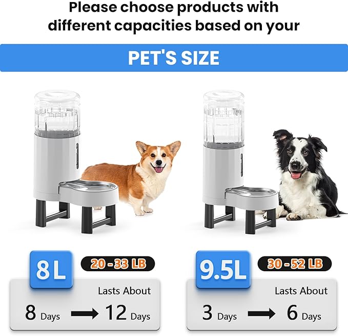 CZPET Elevated Dog Water Bowl Dispenser - Image 7