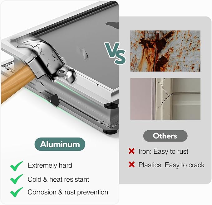 XL Full Enclosed Magnetic Flaps Dog Door, Rustproof Aluminum Alloy Frame - Image 7