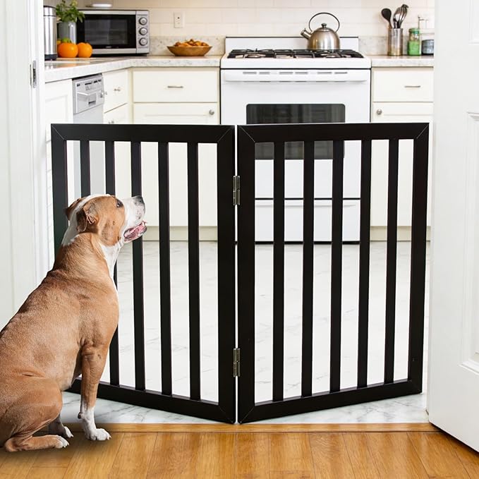 Dog Gate Indoor, Freestanding Dog Fence - Image 2