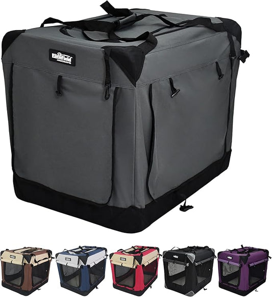 EliteField 4-Door Folding Soft Dog Crate by EliteField