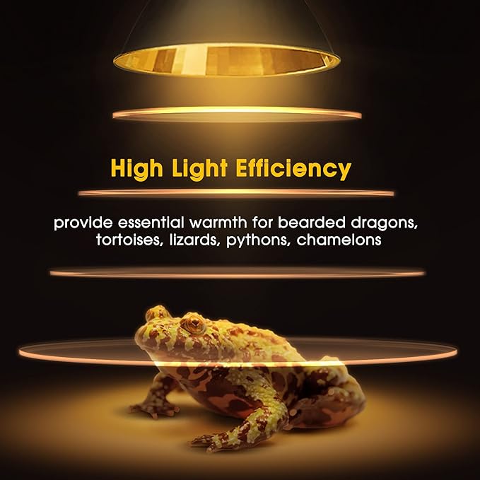 Reptile Heat Lamp, Briignite UVA Basking Light - Image 7
