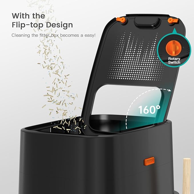 WoofiGo Enclosed Stainless Steel Cat Litter Box - Image 6