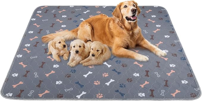 Washable Pee Pads for Dogs Large 36" x 72" 2-Pack Reusable Puppy Pads Pet by Baodan