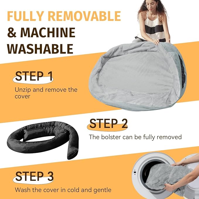 Orthopedic Dog Bed for Medium Dogs, Waterproof Dog Bed - Image 6