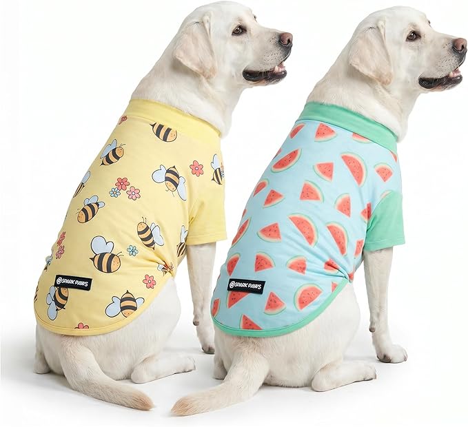 Spark Paws Sunblock Dog T-Shirt, SPF30 Protection, Lightweight Breathable Quick by SparkPaws