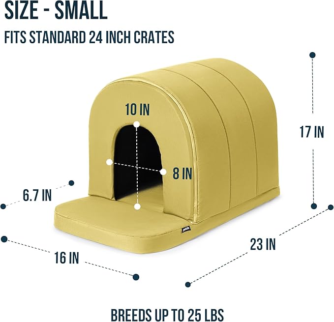 PELZIN Orthopedic Dog Bed House - Image 8