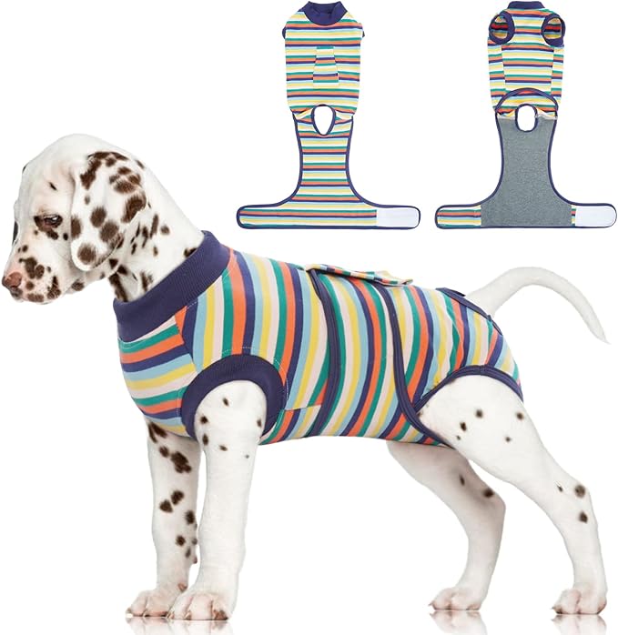 FUAMEY Recovery Suit for Dogs After Surgery, Soft Breathable Dog Bodysuit by FUAMEY