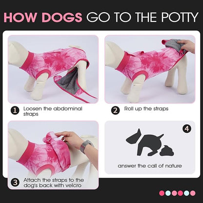 FUAMEY Surgery Recovery Suit for Small Dogs Cats, Dog Surgery Suit Female Spay - Image 5
