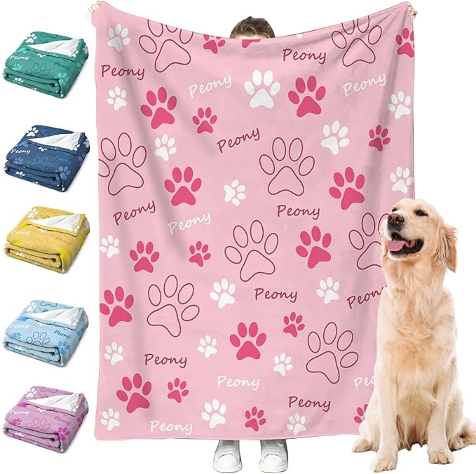 YESCUSTOM Custom Pet Blanket by MYESCUSTOM