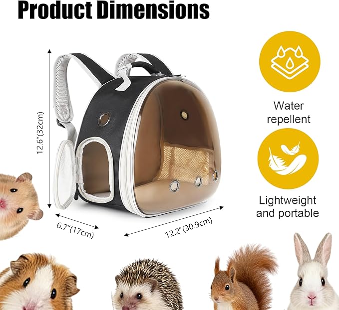 Portable Guinea Pig Backpack, Polarized Bubble Backpack - Image 2