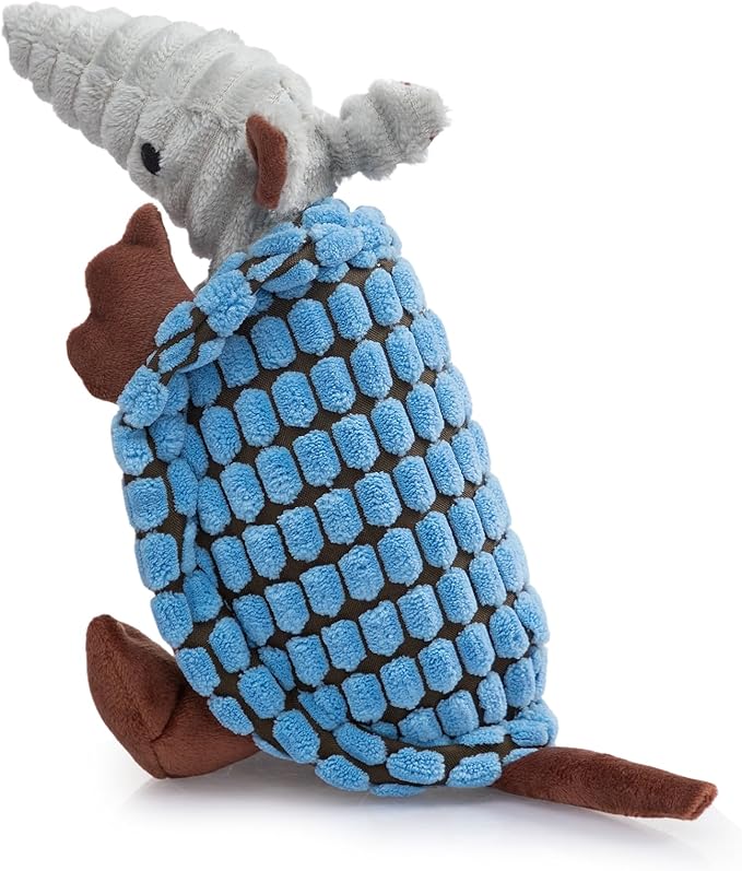 Hollypet Plush Dog Squeaky Toy Stuffed Armadillo Animal Pet Puppy Chew Toys by Hollypet