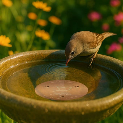 2PCS Bird Bath Copper Disk, Reinforced 99.99% Pure Copper Disc - Image 7