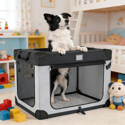 36 Inch Collapsible Travel Dog Crate - Image 7