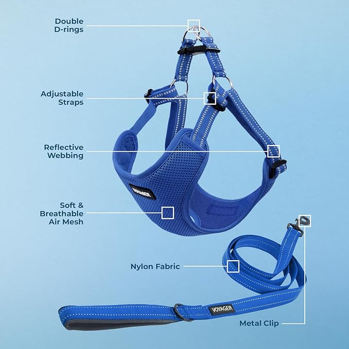 Best Pet Supplies Voyager Adjustable Step-in Flex Breathable Mesh Dog Harness - Image 3