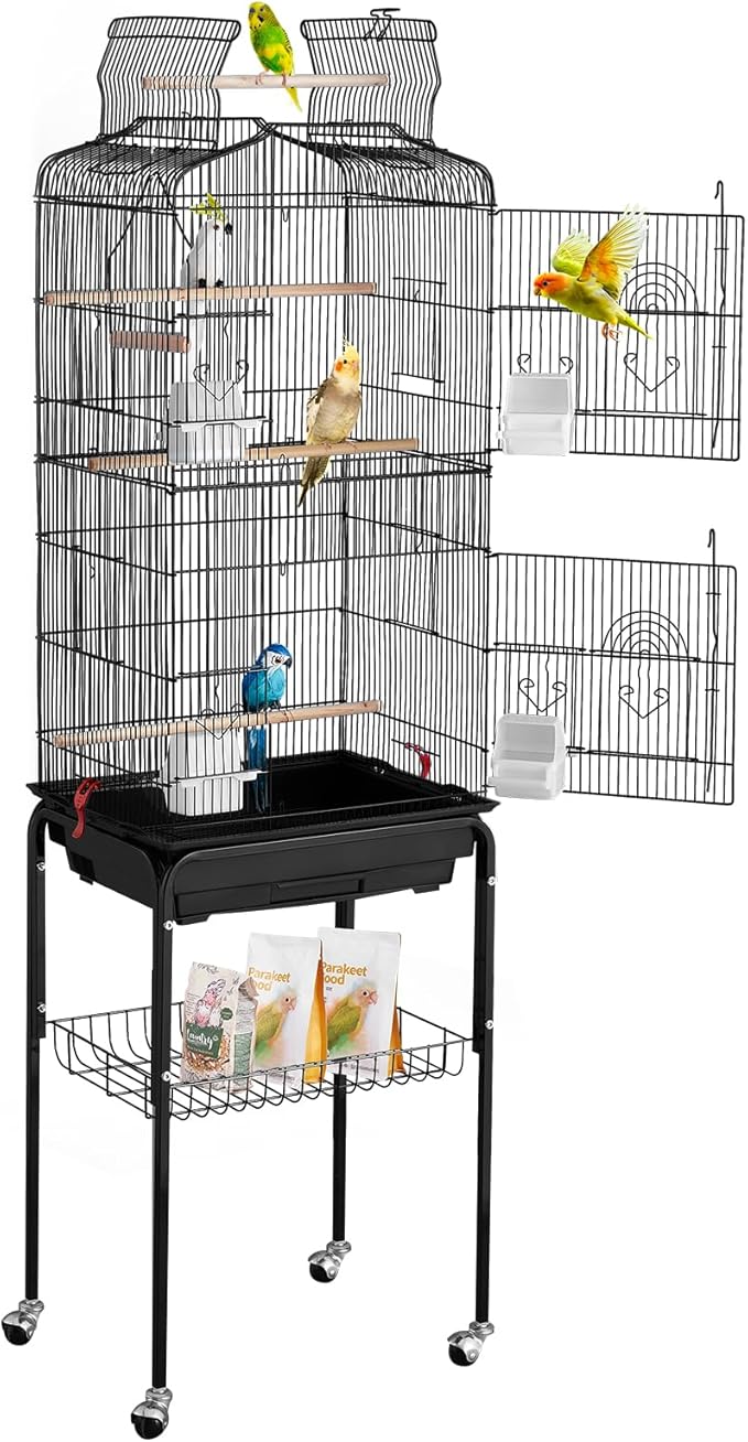 VEVOR 64-inch Open Top Large Parrot Bird Cage by VEVOR