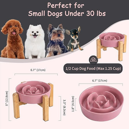 Elevated Slow Feeder Dog Bowl - Image 2