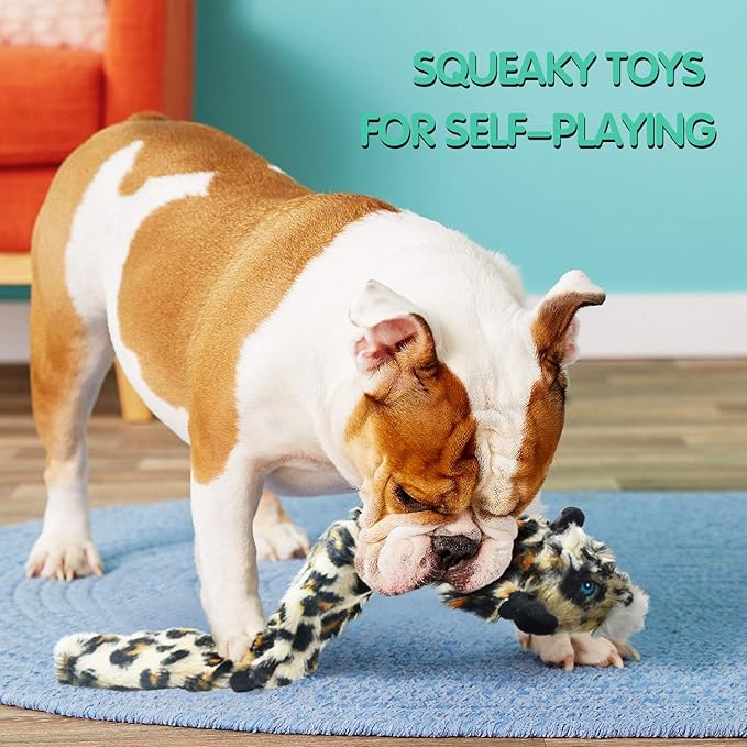 SHARLOVY Dog Squeaky Toys No Stuffing, 3 Pack Crinkle Dog Toys - Image 6