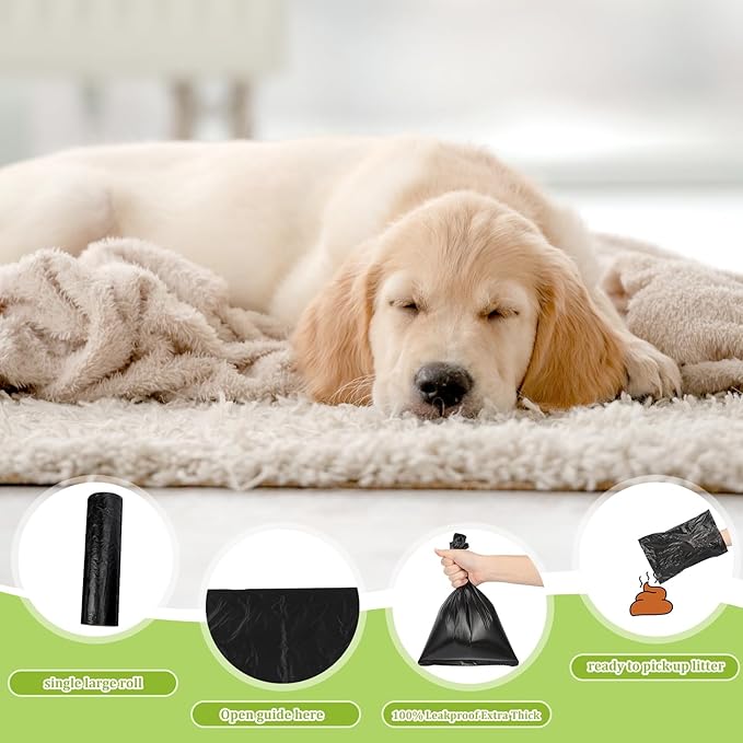 Sherr 6 Boxed Rolls 1200 Counts Dog Poop Bags Bulk Leak Proof Dog Doggy Poop - Image 4