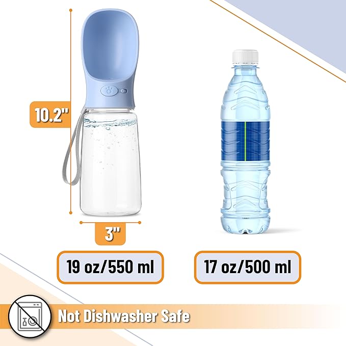 Mr. Pen- Portable Dog Water Bottle, 19 oz, Leak Proof Puppy Water Dispenser - Image 3