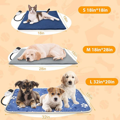 Dog Heating Pad 34"*21" for Outdoor Cat, Heated Dog Bed - Image 7