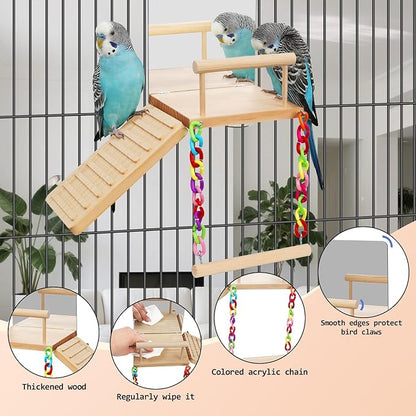 Bird Perches Platform Swing - Image 6