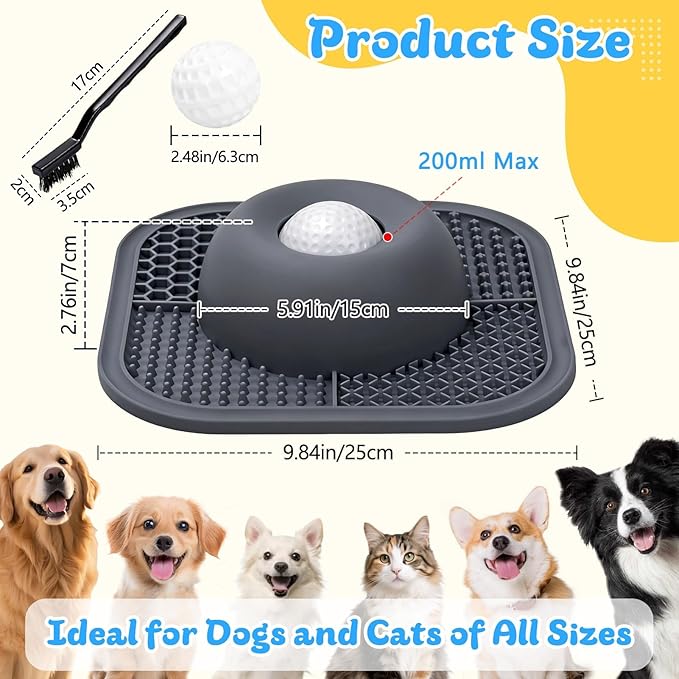 Slow Feeder Dog Bowls & Lick Mat - Image 7