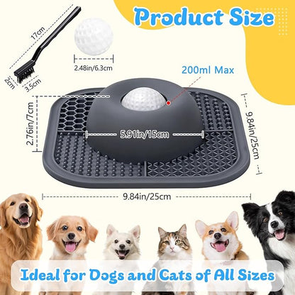 Slow Feeder Dog Bowls & Lick Mat - Image 7