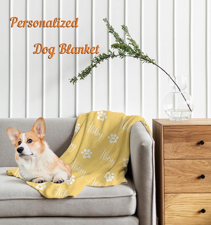 Custom Dog Blankets with Names - Image 2