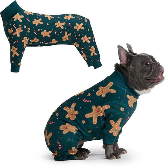 Spark Paws Dog Christmas Pajama, Dog Recovery Suit Male, Ultra-Soft and 4-Way by SparkPaws
