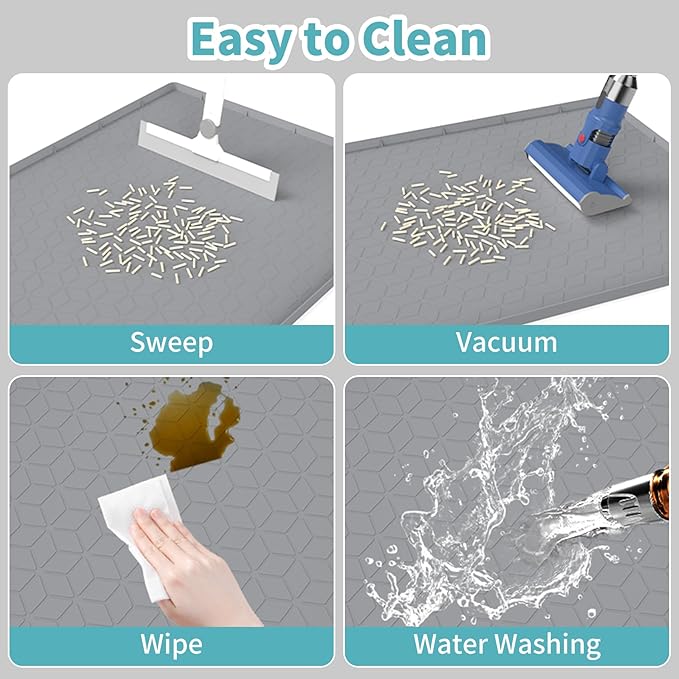 Cat Litter Mat, Silicone Cat Litter Box Mat - Image 7