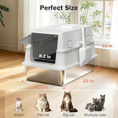Stainless Steel Litter Box - Image 6