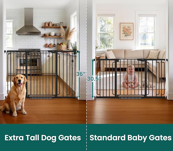 Cumbor 36" Extra Tall Baby Gate - Image 2