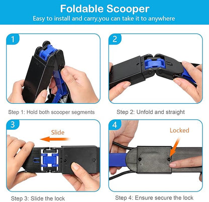 UPSKY Pooper Scooper for Large Small Dogs, Folding Dog Poop Scooper, Sturdy - Image 6